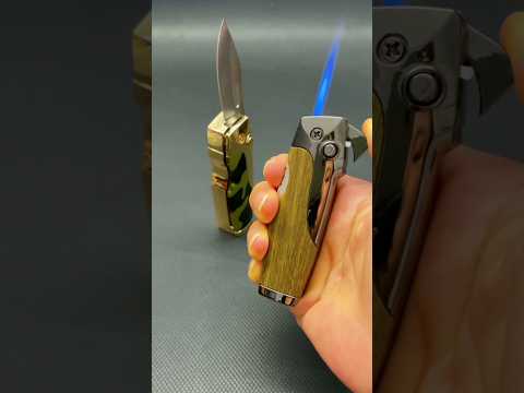 Knife and lighter #lighter #knife #gadgets
