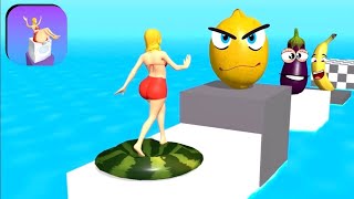 Satisfying Mobile Game Squeezy Girl Jump Part 1