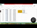 Statistical Analysis and Excel Functions