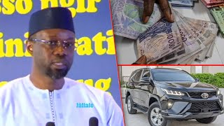 Ousmane Sonko révèle son salaire et tacle les fonctionnaires multimillionnaires