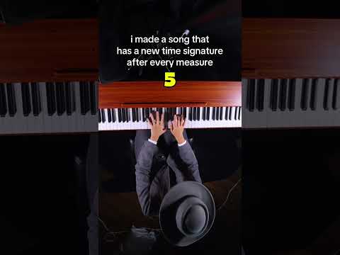 i made a song with a new time signature every measure #piano  #jazz #progressiverock #musictheory