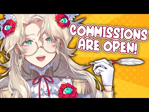 AIA AMARE DRAWING COMMISSIONS ARE OPEN! 【NIJISANJI EN | Aia Amare 】