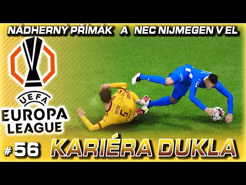 Nádherný Přímák a Souboj s Nijmegenem v EL #56 | Dukla Praha Kariéra PES CZ Let's Play