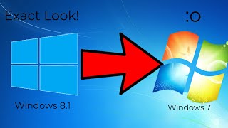 Making Windows 8.1 Look EXACTLY Like Windows 7!