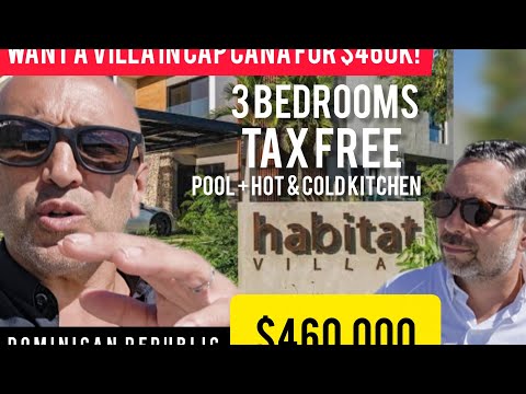 Habitat Villas in Cap Cana only $460k tax free | New Construction | by KASH