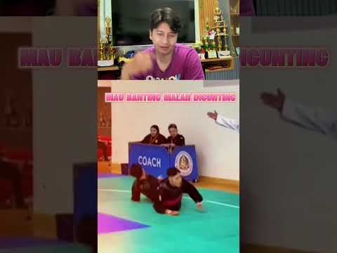 Mau Banting Malah digunting #pencaksilat #senibudayapencaksilat #martialarts