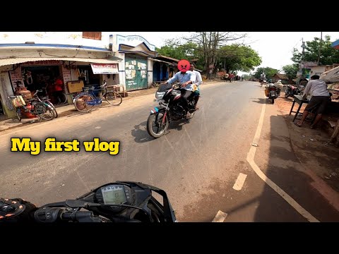 My first motovlog || KTM Rc 200 full black modified bike ride || my first experience || bike rc