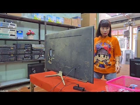 Repair of broken 49 inch SAMSUNG TV that was neglected for 10 years / Hải daily life