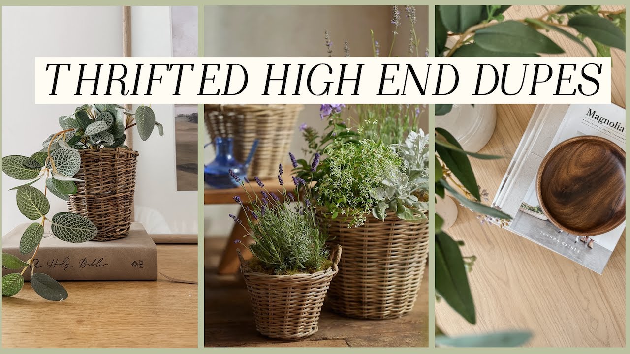 THRIFTED HIGH END DUPES (DIY HOME DECOR THRIFT FLIPS)