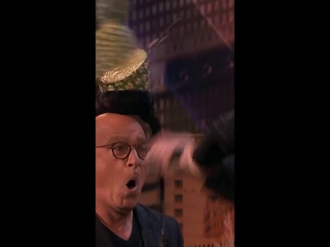 Aaron Crow: Pours Hot Wax On Eyes And Swings Sword At Howie Mandel! FMTP TV !#shorts #viral