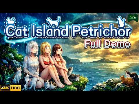 Cat Island Petrichor - Full Demo Gameplay Walkthrough 4K 2160p Ultra HD