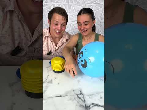 Balloon Vs Pump Battle 🎈💥 #balloon #game #games #boardgames #shorts