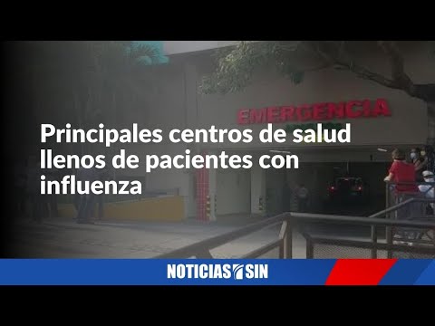 Principales centros de salud en Santiago llenos de pacientes con influenza