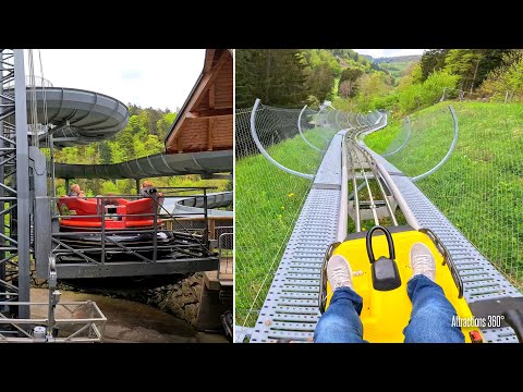 RiverSplash Raft Ride w/ a Vertical Lift & Alpine Coaster | Steinwasen Park