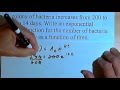 Exponential Growth and Decay Concepts