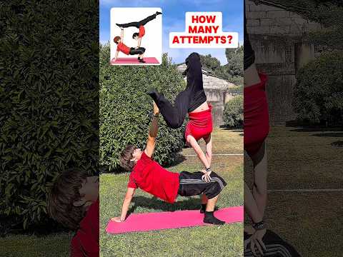 This Couple Trick Took WAY Too Many Tries 😂💥