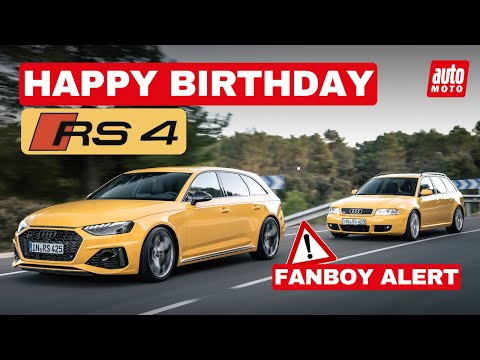 Essai Audi RS 4 edition 25 years : cadeau de départ