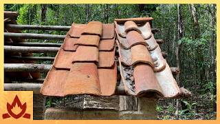 Primitive Technology: Flat vs Curved Tiles, A Tough Lesson