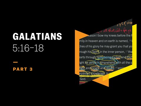 How Do We Love in the Power of Another? Galatians 5:16–18, Part 3