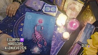 ESCORPIO ♏️  HORÓSCOPO AÑO NUEVO 2026