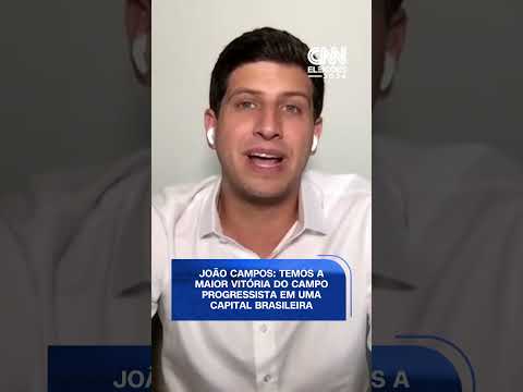 João Campos à CNN: Temos a maior vitória do campo progressista em uma capital brasileira #Shorts