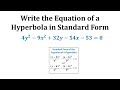 Hyperbola Properties and Equations
