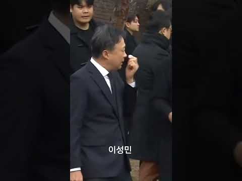 故 이선균 발인 "코피 터진 이성민" ㅠㅠ
