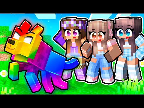 I Became an OP RAINBOW Dog in Minecraft!