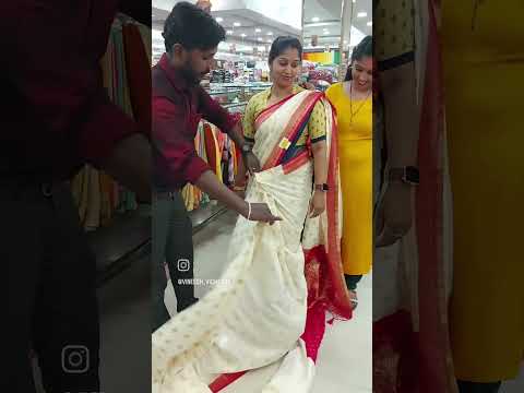 pidichu നിർത്തി saree ഉടിപ്പിക്കും അത്ര തന്നെ #saree #sppsilkserode #silksaree #love #indiansaree