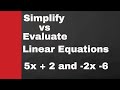 Understanding Linear Expressions