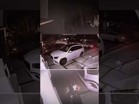 The woman had a scary moment
