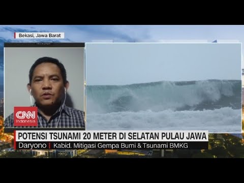 Potensi Tsunami 20 Meter di Selatan Pulau Jawa
