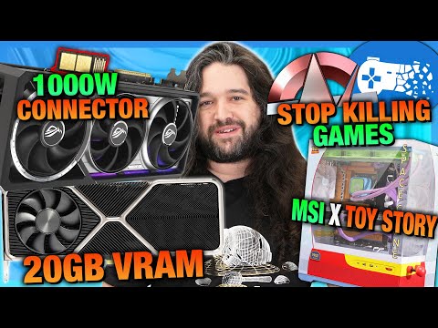HW News - Stop Killing Games, ASUS' 1000W GPU Connector, Lawsuit vs. Sony PS5 Monopolization
