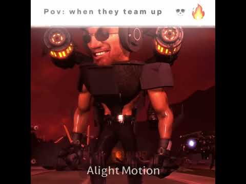 When they teamed up🗿🔥 #edit #skibiditoilet