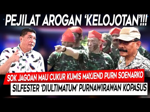 Kelojotan❗Sok Jagoan Mau Cukur Kumis Mayjend Purn Soenarko, Silfester 'Diultimatum' Purnawirawan