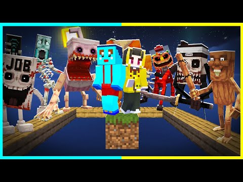 ホラーブレインロットのワンブロックをクリアしようとした結果!?【まいくら / マインクラフト】