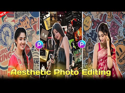 Instagram Trending Aesthetic Photo Editing Tutorial | Aesthetic Background Photo Editing Picsart
