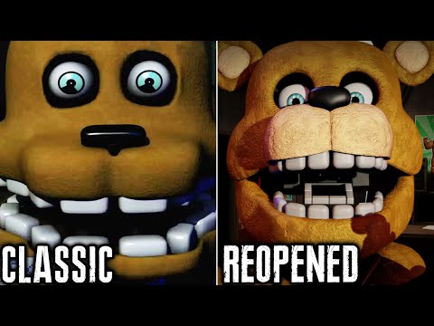 The Diner Classic vs. Reopened Jumpscares Comparison