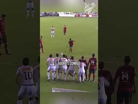 Júnior César conta bastidores do histórico Santos 4 x 5 Flamengo #futebol #ronaldinho #neymar