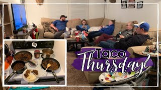TACO THURSDAY? | DINNER WITH THE FAM | LIFE WITH THE BREWERS