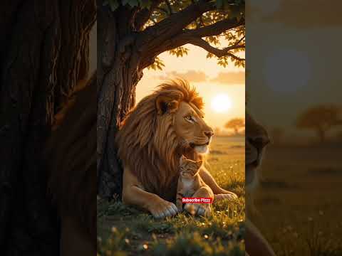 Big Loin With Cat Baby ❤️🥰 #cats #catvideos #catlovers #meow #catshorts #shorts #virals