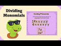 Dividing Monomials: Key Concepts and Techniques
