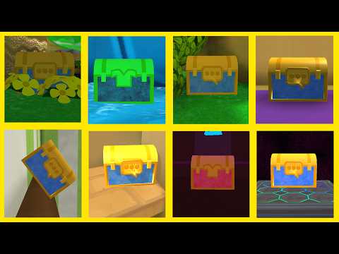 Semua Lokasi Peti Rahasia Emote Dan Skin Baru - Super Bear Adventure