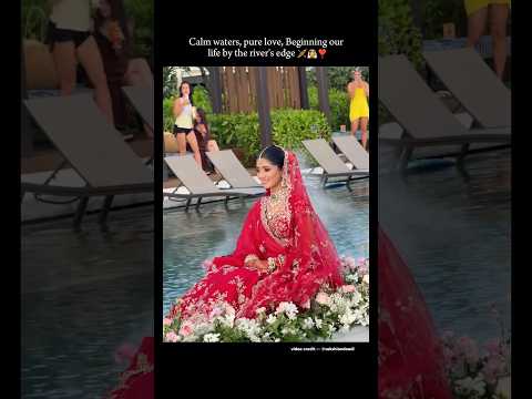 Boat Bridal Entry 🛶 👰‍♀️❣️ #bridalentry #brideandgroom #entrysong #wedding #bride #shorts