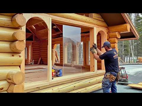 Dad Spends 2 Years Building LOG HOUSE for Family of 7 | Start to Finish by @MontanaHaven