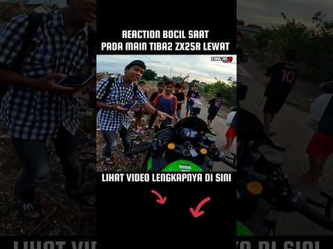 Reaction Bocil Saat Main Tiba Tiba ZX25R Lewat #shorts #viral #zx25r