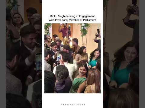 Rinku Singh got Engaged with Priya Saroj Member of Parliament #short #cricketbuzz #viral #celebnews