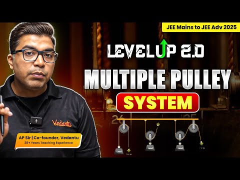 Multiple Pulley Systems Problem | Concepts & Solving Techniques for JEE | AP Sir Physics