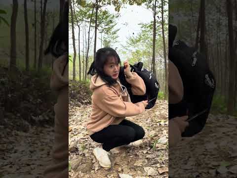 I thought I saw a ghost #hacks #forest #survival #ghost