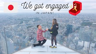 He proposed in Japan! 💍🇯🇵